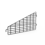 Wire Basket Divider - D400xW15 - W15xH50 Mesh - Matte Black