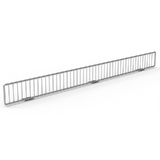 Wire Front Fence - W600 - Zinc