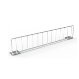 Wire Divider - D450 - to be used with Wire Front Fences - Zinc