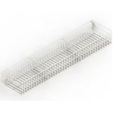 Queue Gondola - Wire Mesh Basket - W900xD200 - Pearl White