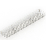 Queue Gondola - Wire Mesh Basket - W1200xD200 - Pearl White