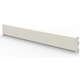 Clip In Panel - W900xH100 - Slat Wall - Pearl White