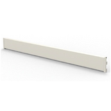 Clip In Panel - W1200xH100 - Slat Wall - Pearl White