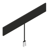 Signage - Bus Stop (T Bar Sign) - Matte Black