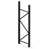 Add Bay - Pallet Rack - H2400xD1067 - 1 x Frame - Matte Black