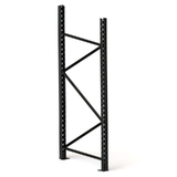 Add Bay - Pallet Rack - H2400xD1220 - 1 x Frame - Matte Black