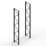 Start Bay - Pallet Rack - H5000xD838 - 2 x Frames - Matte Black