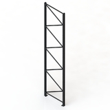 Add Bay - Pallet Rack - H5000xD1220 - 1 Frame - Matte Black