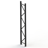 Add Bay - Pallet Rack - H4000xD838 - 1 FRAME - HEAVY DUTY VERSION (UPSCALE) - 4.5 Tonne Capacity - Matte Black