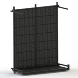 Mid Panel Set - W1940xD838 - for D838 Rack - D450 Leg - SINGLE SIDED - Matte Black