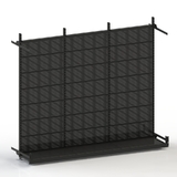 Mid Panel Set - W2760xD838 - for D838 Rack - D600 Leg - SINGLE SIDED - Matte Black