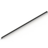 Back Bar - Drop In - W1940xH25xD25 - for Behind Shelves - Matte Black