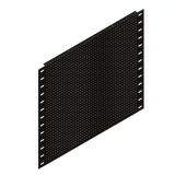 Gondola End - Perforated Panel -W1220 - Matte Black