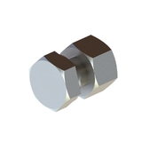 Bolt Set - Small Internal - for Gondola End Perforated Panel - Zinc