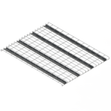 Shelf - Wire Mesh - Internal - W908xD1167xT25 - for D1220 Rack - for Step Beam - GAL